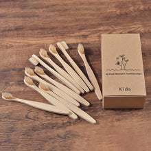 Load image into Gallery viewer, Neue design mischfarbe bambus zahnbürste Eco Friendly hölzernen Zahn Pinsel Weichen borsten Spitze Holzkohle erwachsene mundpflege zahnbürste
